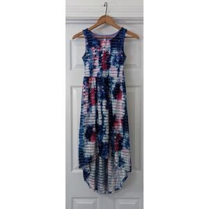Xhilaration Hi-Lo Water Painting Dress